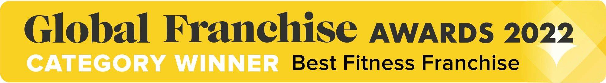 Global Franchise Award Winner badge, Snap Fitness
