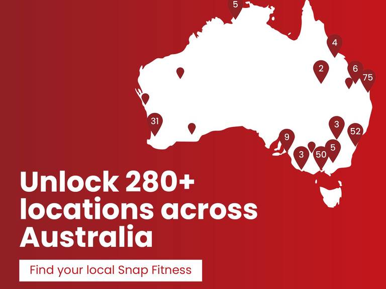 Unlock 280+ locations across Australia - Snap Fitness 24/7 Australia Gym